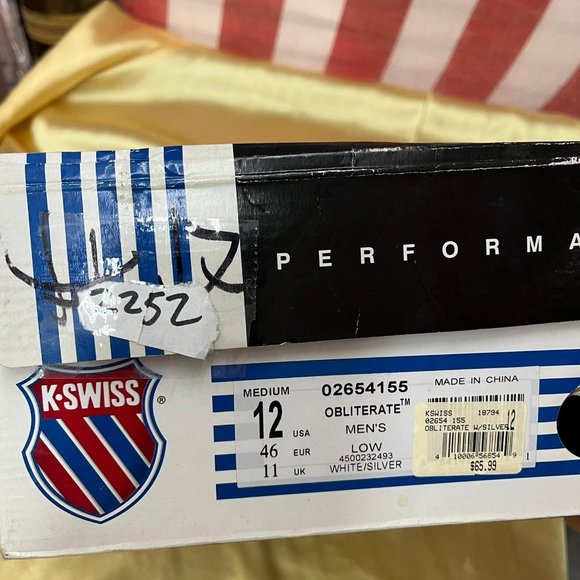 NWB K-Swiss Obliterate shoes - Picture 6 of 6